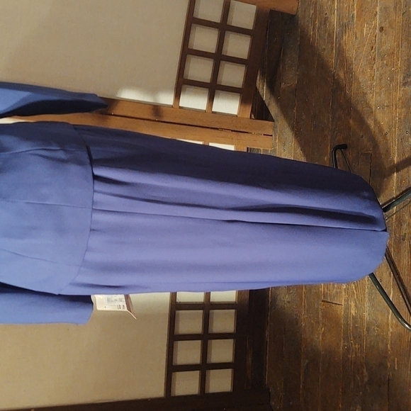 R&M Richards Beaded and Embroidered Royal Blue Matching Set Sz 8 - Picture 9 of 14